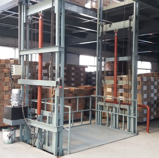 導軌式升降貨梯運行速度變慢的原因及解放方法(圖1) \